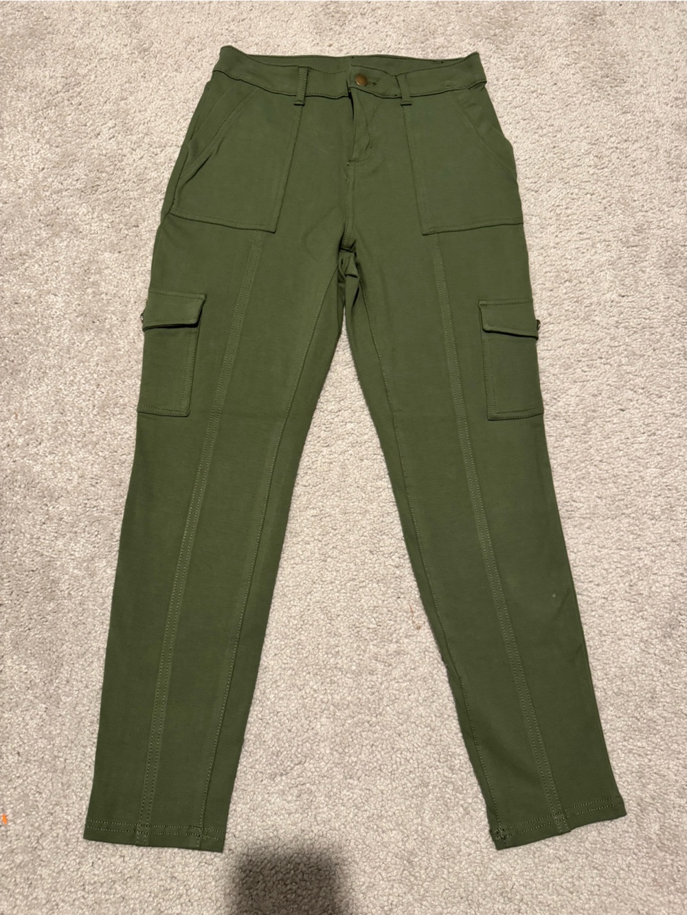 Time and Tru Olive Green Skinny Cargo Pants